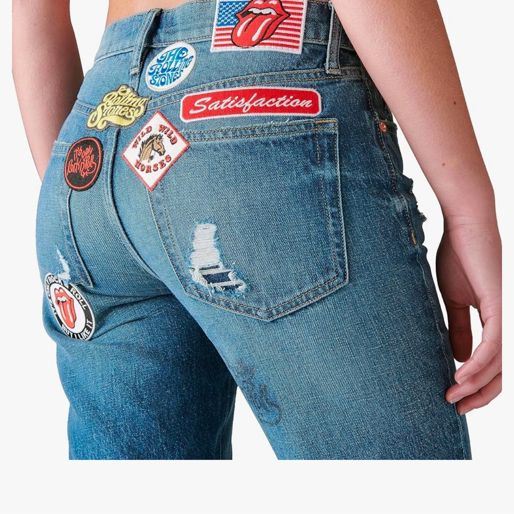 Lucky Brand Rolling Stones Boyfriend Jean